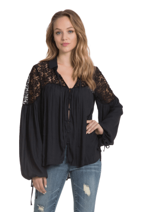 Black summer top